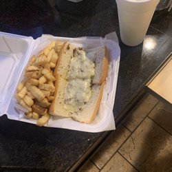 A Town Wings - Philly cheesesteak