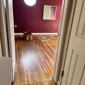 The Floor Man - Before .. hardwood after years of carpet - Flooring Near Me The Floor Man - Before .. hardwood after years of carpet - Flooring Near Me