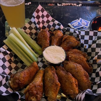 Bar-Bill North - Half Cajun honey butter BBQ, Half lemon pepper wings - Chicken Wings Near Me - Clarence, New York Bar-Bill North - Half Cajun honey butter BBQ, Half lemon pepper wings - Chicken Wings Near Me - Clarence, New York