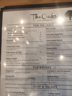 Menu photo 3 The Oaks Kitchen & Bar Katy, TX Menu photo 3 The Oaks Kitchen & Bar Katy, TX