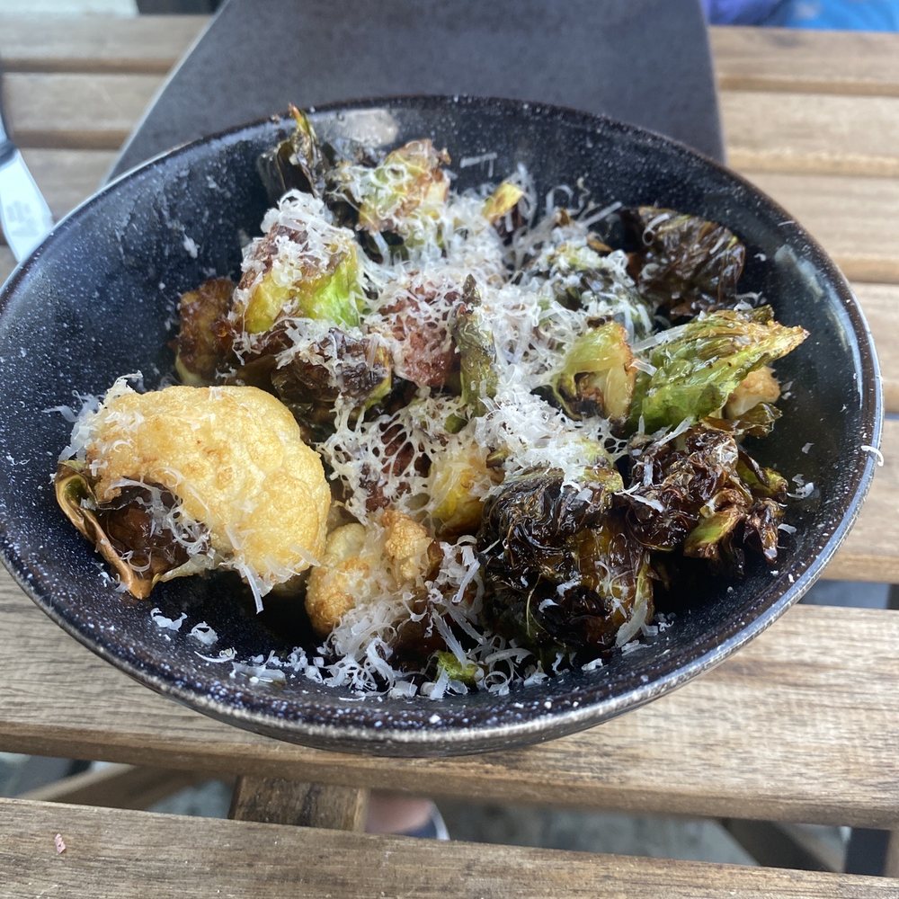 Fork & Hen - Creole Brussel Sprouts and Cauliflower. - Soul Food Near Me - Sarasota, Florida Fork & Hen - Creole Brussel Sprouts and Cauliflower. - Soul Food Near Me - Sarasota, Florida