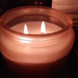 Saint Vincent Depaul Thrift Store - This double wick candle smells great (Wildflower Cashmere) was one of the first items in the sack marked $5
