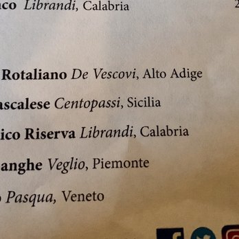 Poesia - An interesting selection of reds, particularly the Teroldego Rotaliano (good luck finding that one) - Italian Near Me - San Francisco, California Poesia - An interesting selection of reds, particularly the Teroldego Rotaliano (good luck finding that one) - Italian Near Me - San Francisco, California