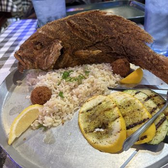 Flying Fish - Fried Red Snapper Veracruz - Seafood Near Me - Plano, Texas