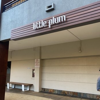 Little Plum - The Little Plum sign but the restaurant is to the right. - Asian Fusion Near Me - Honolulu, Hawaii