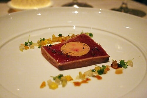 Photo of Aqua - San Francisco, CA, US. "mosaic" of tuna & foie gras