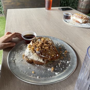 Republic Biergarten & Kitchen Beer Garden - Strawberry Stuffed French Toast Brunch - Southern Near Me - Columbia, South Carolina