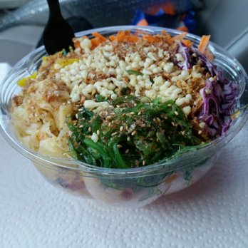 Pokemoto - 12.5.18 About to dive into deliciousness. Giddee up. This thing weighs a ton. - Poke Near Me - Hamden, Connecticut