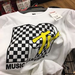 TJ Maxx - Classic Mtv long sleeve tee (even though she's never known it for music videos).