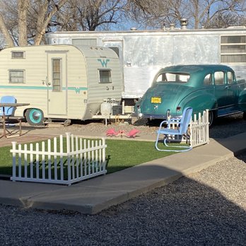 Enchanted Trails RV Park & Trading Post - More vintage trailers - RV Parks Near Me - Albuquerque, New Mexico