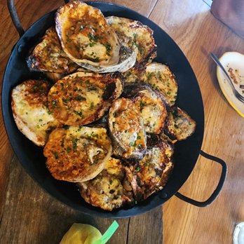 La Lucha - The grilled oysters!!! - Seafood Near Me - Houston, Texas