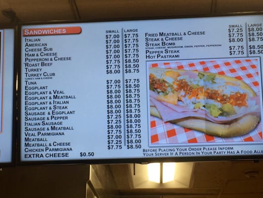 Menu photo 8 Leone's Sub & Pizza Somerville, MA