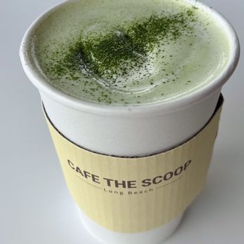 Cafe The Scoop - Matcha Einspanner - Cafes Near Me - Long Beach, California
