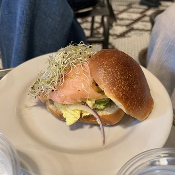 Tatte Bakery & Cafe | Harvard Square - Salmon, egg, avocado sandwich - Coffee & Tea Near Me - Cambridge, Massachusetts