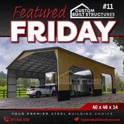 Custom Built Structures - #11 40x46x14 Custom Metal Structure
OPEN in 3D: https://bit.ly/3voQ7S2
More Info: https://bit.ly/3bxhVgr