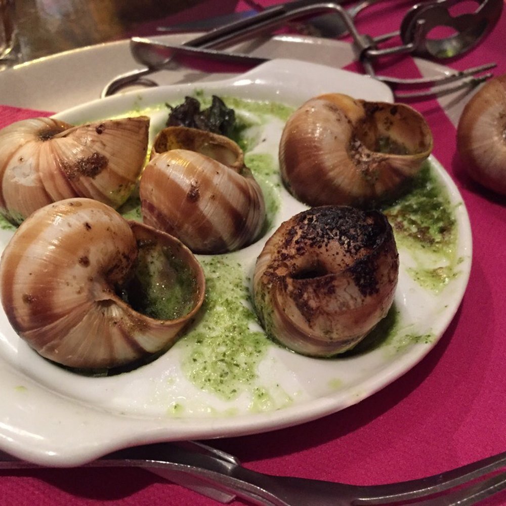 Snails in garlic butter Snails in garlic butter