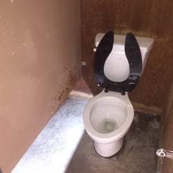 JROTC Leadership Learning Center - Only four toilets on a dorm were were told would accommodate 88 people.