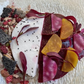 North Pond - Beet salad with coconut - New American Near Me - Chicago, Illinois