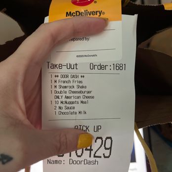 McDonald's - When you place an order through DoorDash you and the driver expect to get the correct meal. This IS my order but it's not what I got. - Burgers Near Me - Kearney, Nebraska McDonald's - When you place an order through DoorDash you and the driver expect to get the correct meal. This IS my order but it's not what I got. - Burgers Near Me - Kearney, Nebraska