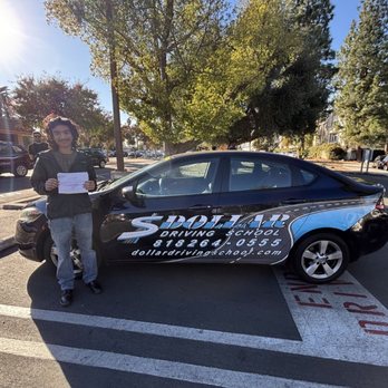 Dollar Driving School - Happy student, now licensed driver! - Driving Schools Near Me - Woodland Hills, California Dollar Driving School - Happy student, now licensed driver! - Driving Schools Near Me - Woodland Hills, California