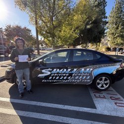 Dollar Driving School - Happy student, now licensed driver!