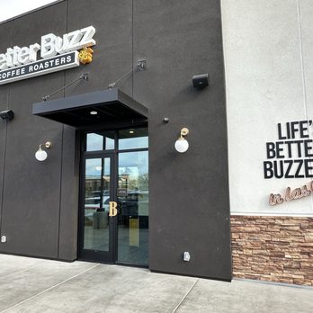 Better Buzz Coffee - Las Vegas - Side entrance from parking lot - Coffee & Tea Near Me - Henderson, Nevada Better Buzz Coffee - Las Vegas - Side entrance from parking lot - Coffee & Tea Near Me - Henderson, Nevada