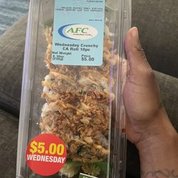 Publix Super Markets - Wednesday $5.00 sushi