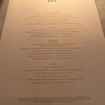 RH Rooftop Restaurant at RH Dallas - Menu - American Near Me - Dallas, Texas RH Rooftop Restaurant at RH Dallas - Menu - American Near Me - Dallas, Texas