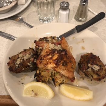 Mitchell's Restaurant - Crab meat stuffed chicken and clams! Delish - American Near Me - Valley Stream, New York