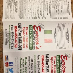 Enrico's Italian Cucina & Deli - Menu