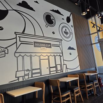 Second Cup - Mural - Coffee & Tea Near Me - Edmonton, Alberta Second Cup - Mural - Coffee & Tea Near Me - Edmonton, Alberta