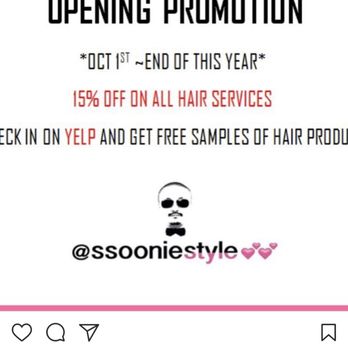 ssooniestyle - promotion until the end of the year! - Hair Salons Near Me - Los Angeles, California ssooniestyle - promotion until the end of the year! - Hair Salons Near Me - Los Angeles, California