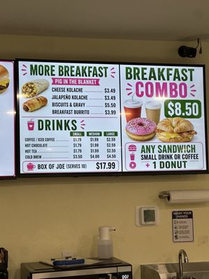 Menu photo 1 Hole In One Donuts Port Richey, FL