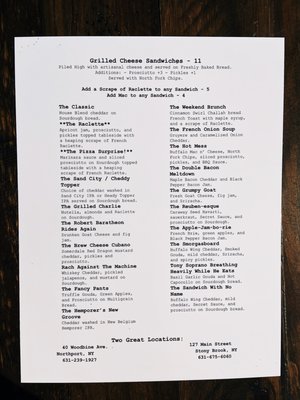 Menu photo 3 Brew Cheese Stony Brook, NY Menu photo 3 Brew Cheese Stony Brook, NY