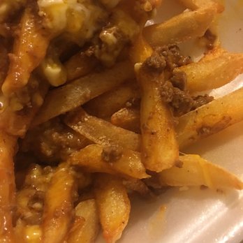 R Burgers - I'm usually very happy when I go.this is my first time going about 845pmI'm very disappointed that the fries are not up to par. Old food - Burgers Near Me - Riverside, California