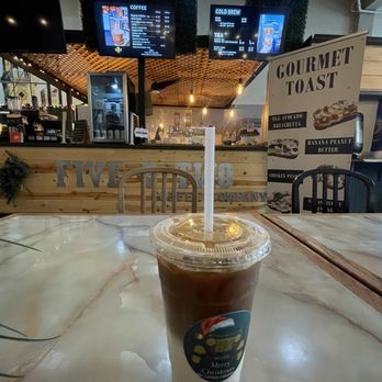502 Cafe - Coconut almond milk latte - Coffee & Tea Near Me - Bakersfield, California