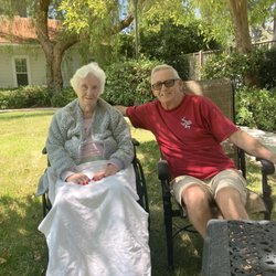 The Gardens Healthcare Center - Enjoying some time outside