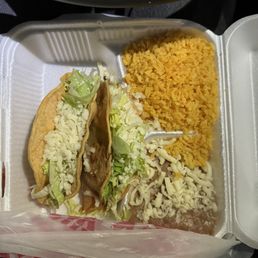Beef Tacos with Rice and Refried Beans Beef Tacos with Rice and Refried Beans
