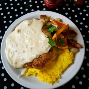 Trendy's - Amazing little breakfast spot. Food is to die for. Homemade fried steak. Pancake not pictured, because it was too good - Breakfast & Brunch Near Me - Redding, California Trendy's - Amazing little breakfast spot. Food is to die for. Homemade fried steak. Pancake not pictured, because it was too good - Breakfast & Brunch Near Me - Redding, California