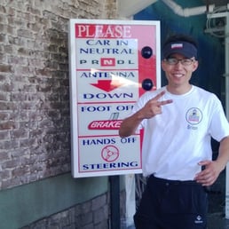 Brian, the manager at the The Lighthouse Express Carwash.