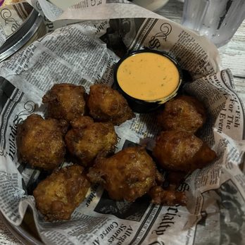 Hula Bay Club - CONCH FRITTERS - Seafood Near Me - Tampa, Florida Hula Bay Club - CONCH FRITTERS - Seafood Near Me - Tampa, Florida