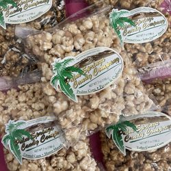 Palm Springs Candy - 5 of the many flavors they offer in their popcorn. $4-6 for a 7 oz. bag and worth every penny.
