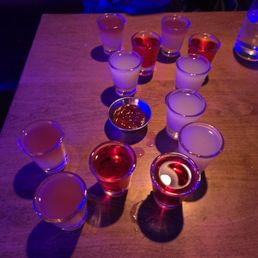 Shot flights $6 each or 6 for $33 Shot flights $6 each or 6 for $33