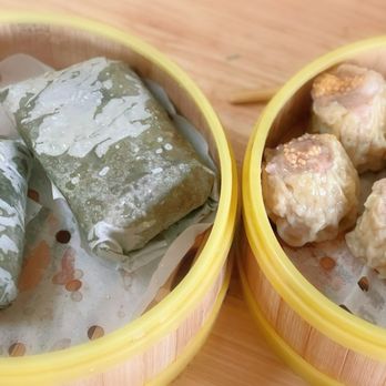 Snow Bliss - Lotus wrapped sticky rice; shrimp pork dumplings - Asian Fusion Near Me - San Francisco, California