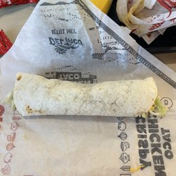 Chicken soft tacos with nothing in it. Chicken soft tacos with nothing in it.