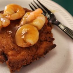 Sunrise Kitchen - Egg Foo Yung with Shrimp.