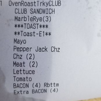 Wawa - Receipt (ordered extra bacon and only got one slice on sandwich) - Convenience Stores Near Me - West Palm Beach, Florida Wawa - Receipt (ordered extra bacon and only got one slice on sandwich) - Convenience Stores Near Me - West Palm Beach, Florida