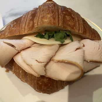 Ladurée Madison - Parisian Croissant with ham & greens - Macarons Near Me - New York, New York Ladurée Madison - Parisian Croissant with ham & greens - Macarons Near Me - New York, New York