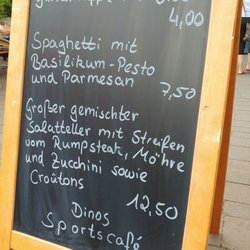 Dinos Sportcafe - Tageskarte