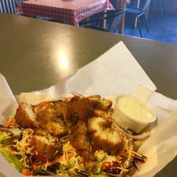 My Daddy's Bar-B-Que - New at my Daddy's fresh crispy chicken salad,, yummy!!!